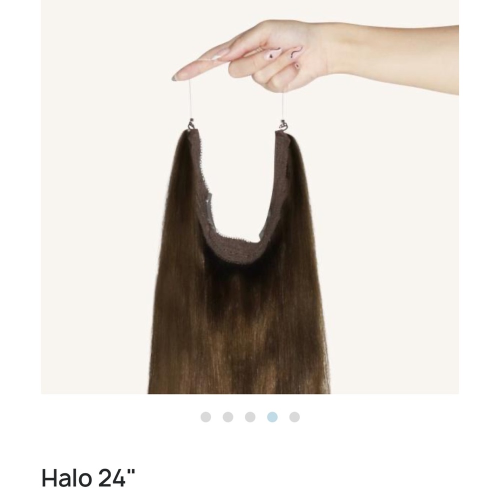 Zala brand 24 in human hair extensions with original storage box